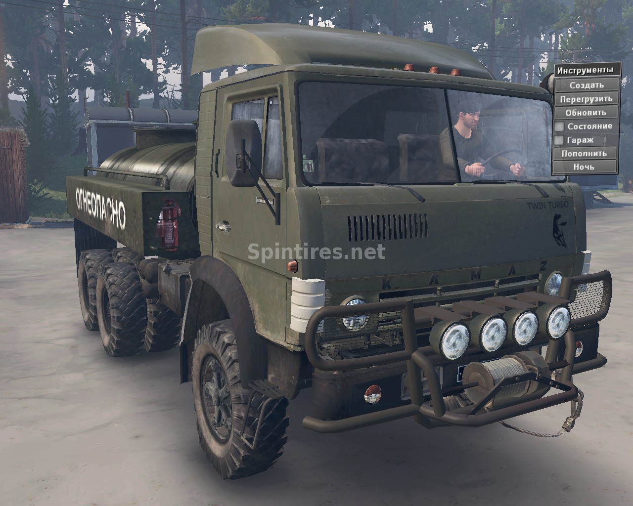 КамАЗ-4310 twin turbo v.05.04.16 для Spintires 03.03.16