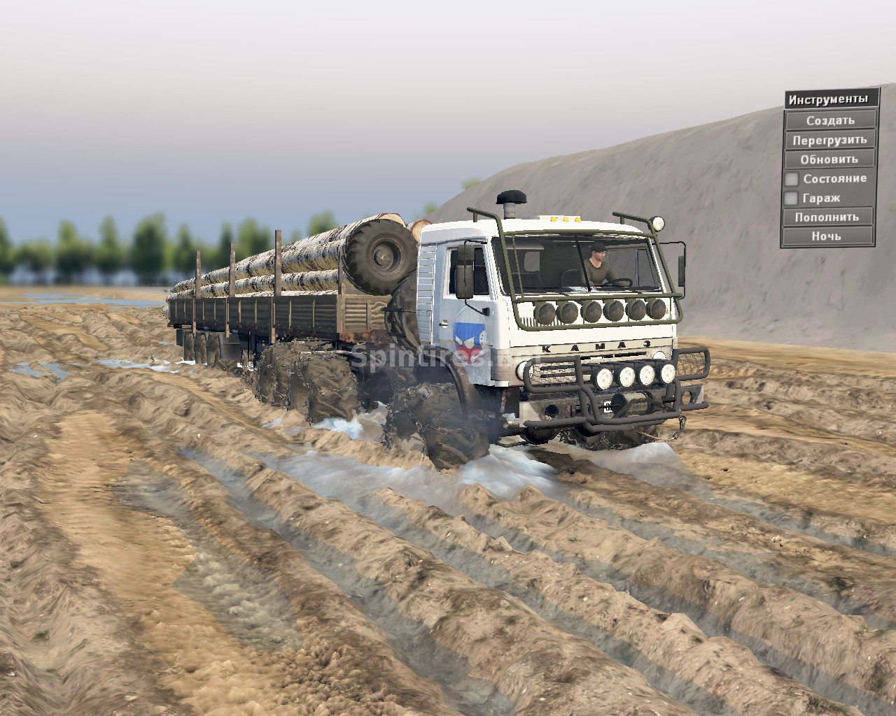 Камаз-43114 SGS v.21.05.16 для Spintires 03.03.16