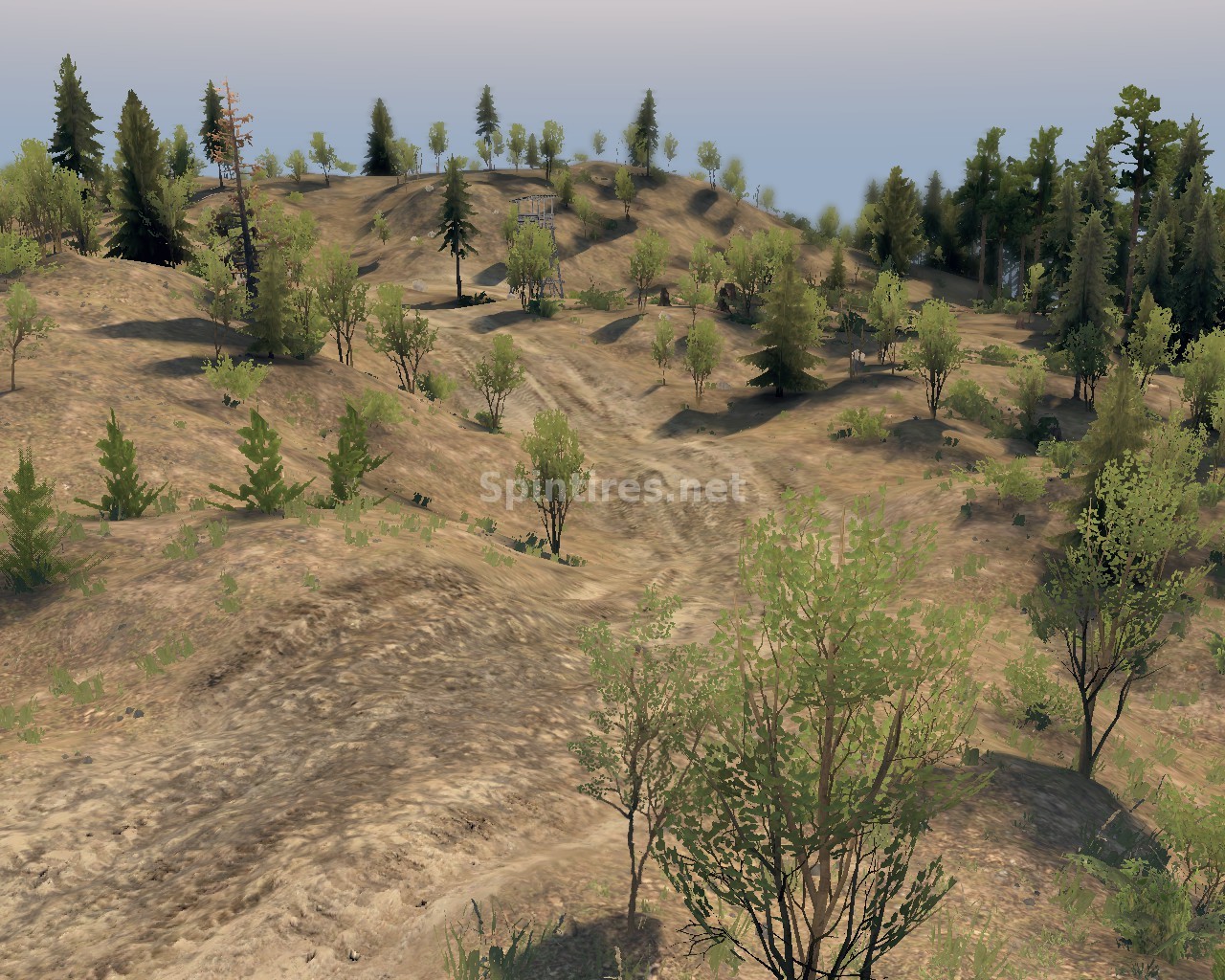 карта "Test Ranch" для Spintires 03.03.16