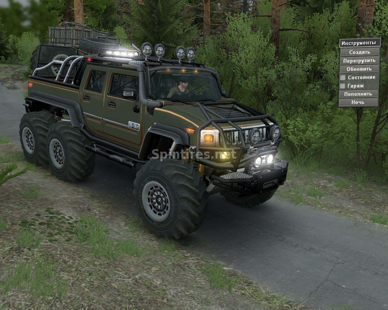 Hummer H2 6x6 v.18.05.16 для Spintires 03.03.16