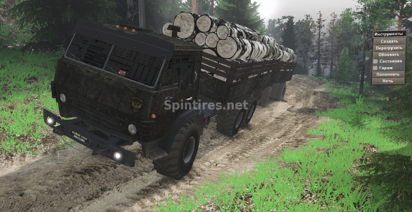 Камаз-4310 Military v3.0 для Spintires 03.03.16