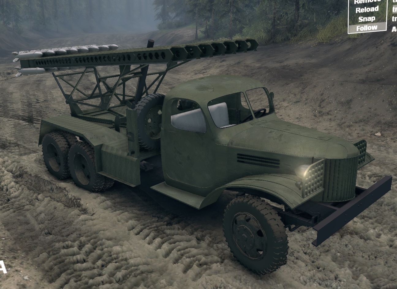 Мод Катюша для Spin Tires 2013 DEV DEMO. для Spintires 