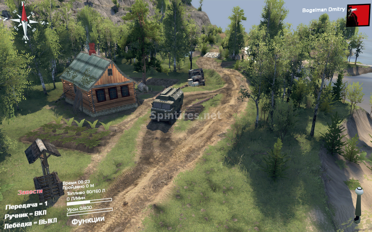 Карта «Сила реки» версия 1.0 для Spintires 03.03.16