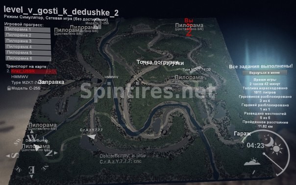 Карта «В гости к дедушке» версия 2.0 для Spintires 03.03.16