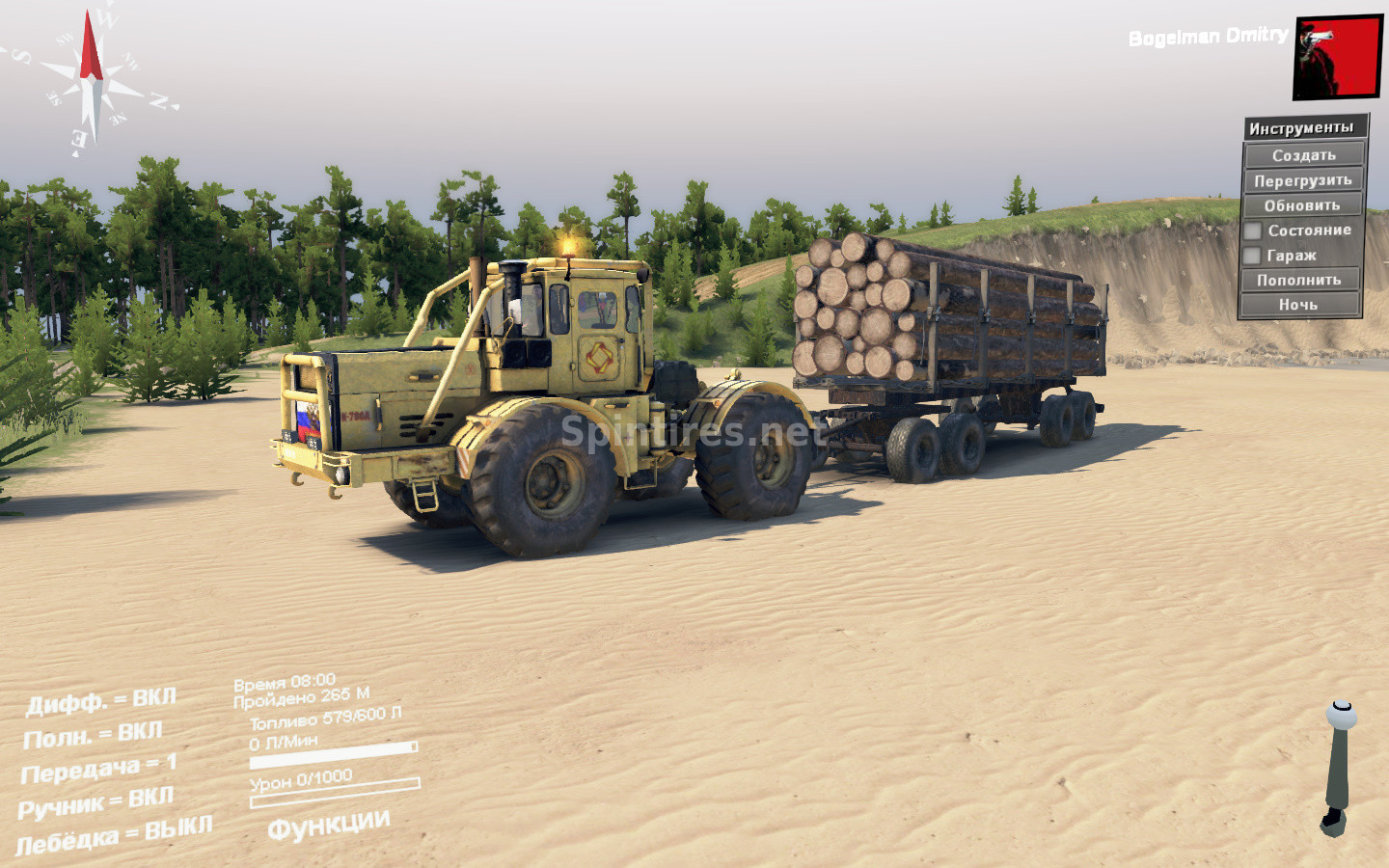 Кировец К700А версия 2.0 для Spintires 03.03.16