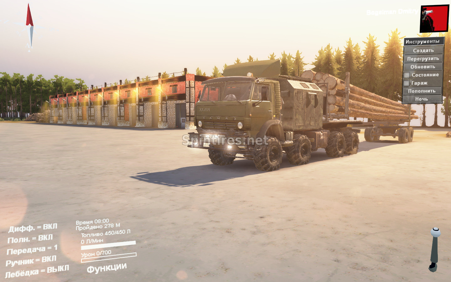 КамАЗ-6350 «Мустанг» версия 5.0 для Spintires 03.03.16