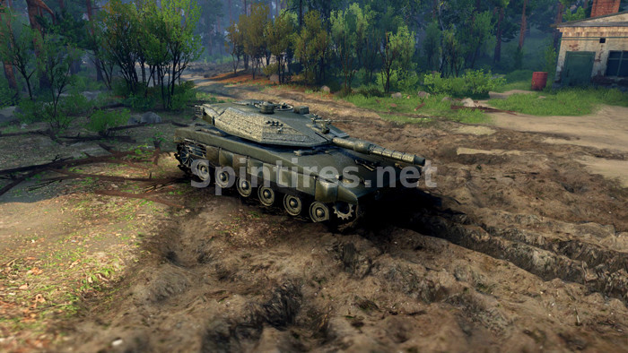 Танк «Меркава» для Spintires 