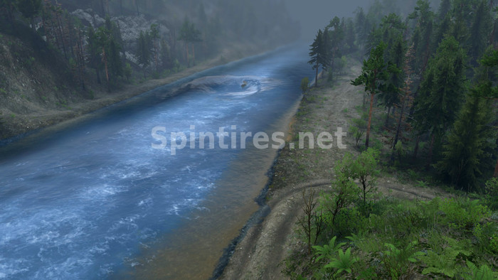 Карта «Wild Horse Falls V1.2» для Spintires 03.03.16