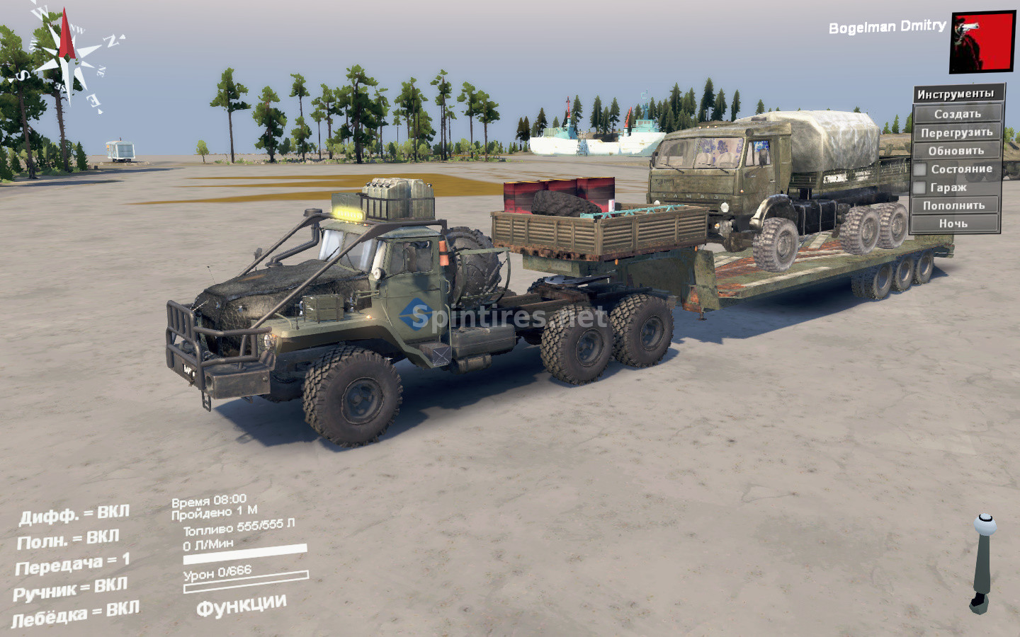 Урал-432030 «Варвар» версия 09.08.16 для Spintires 03.03.03