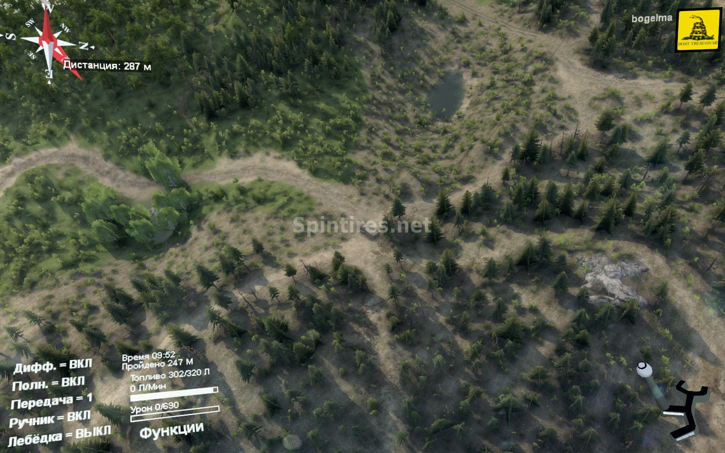 Карта «Fairy Trail» версия 1.0 для Spintires 03.03.16