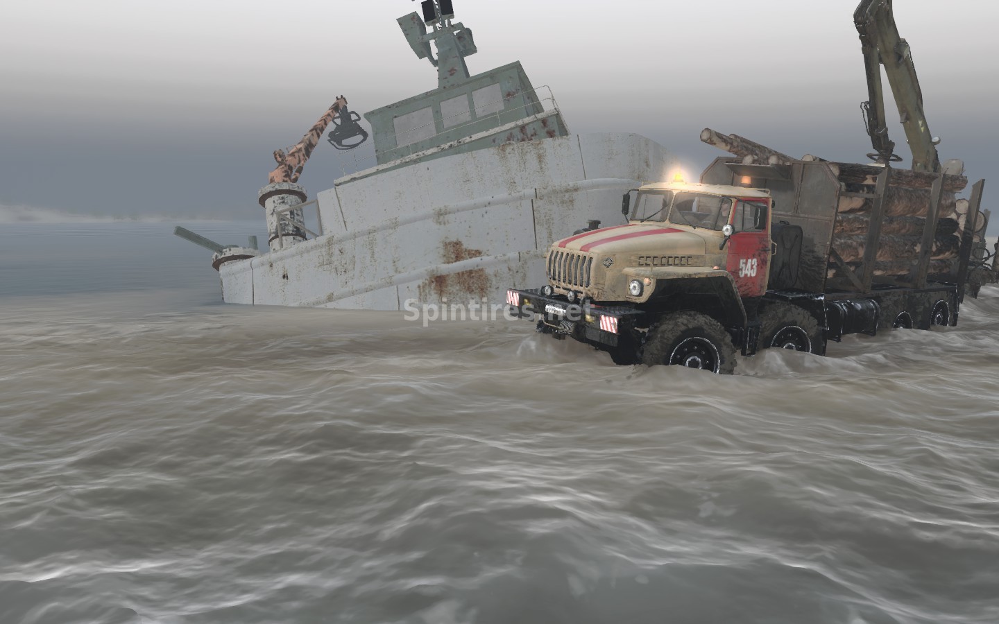 Карта «Тёмная река» версия 1.0 для Spintires 03.03.16