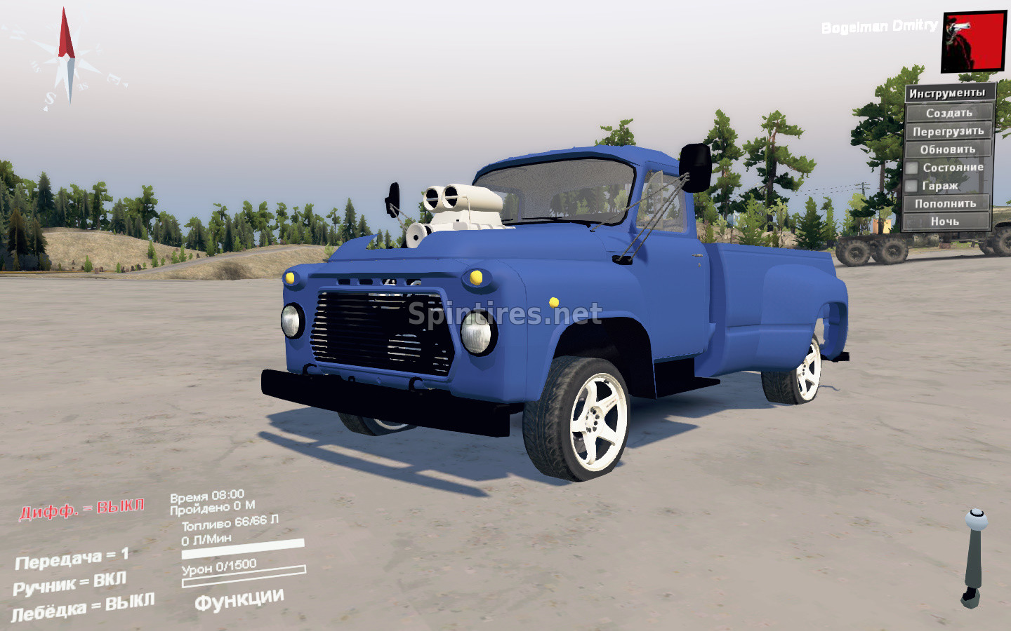 Газ-52 версия 28.08.16 для Spintires 03.03.16