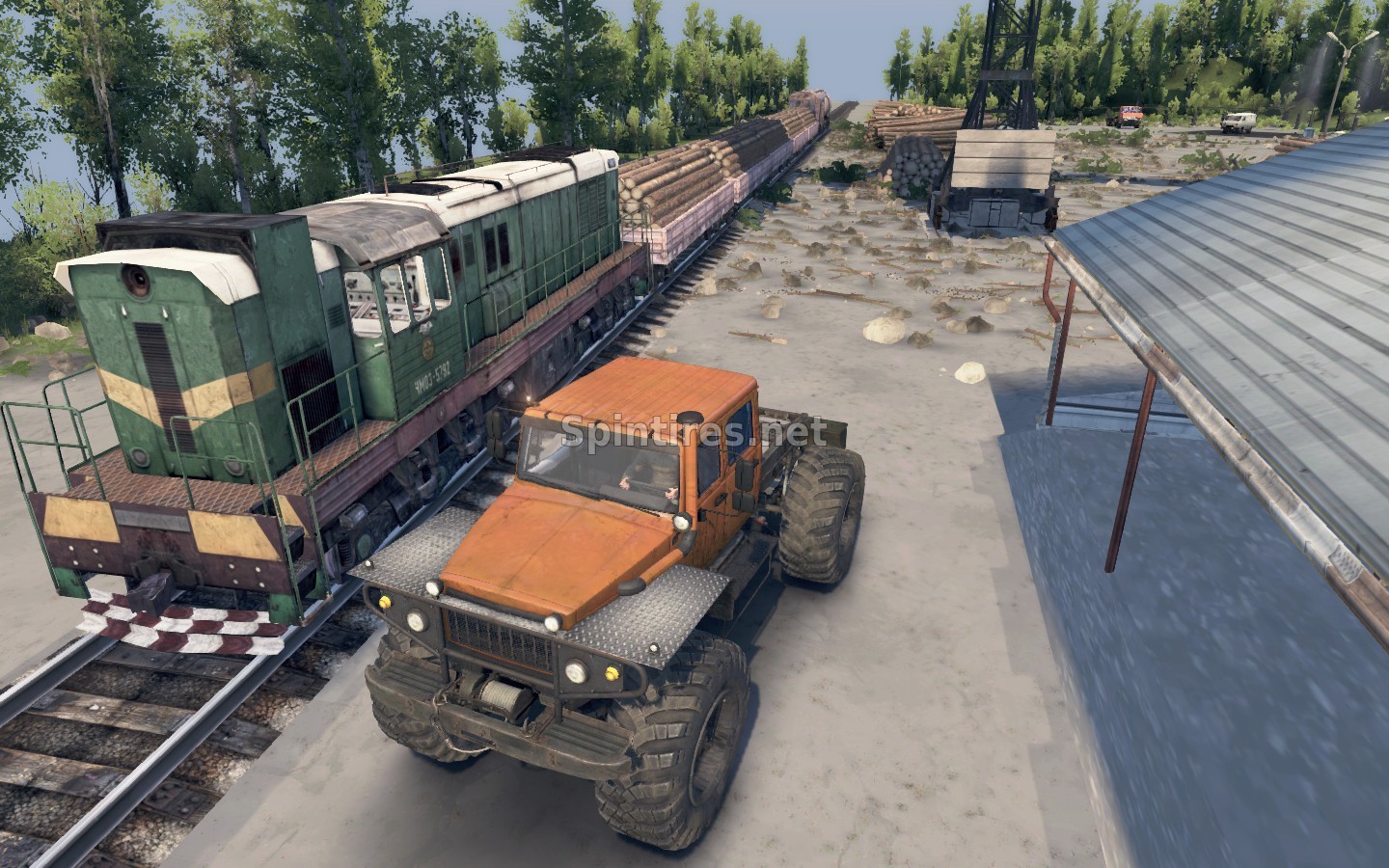 Карта «Станция» версия 1.0 для Spintires 03.03.16