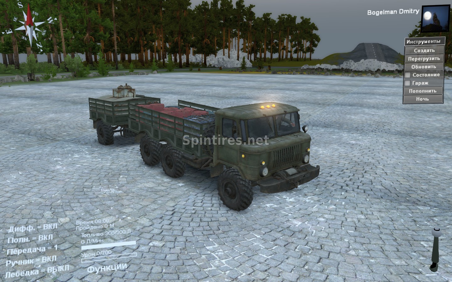 Газ-34 «Опытный» версия 09.10.16 для Spintires 03.03.16