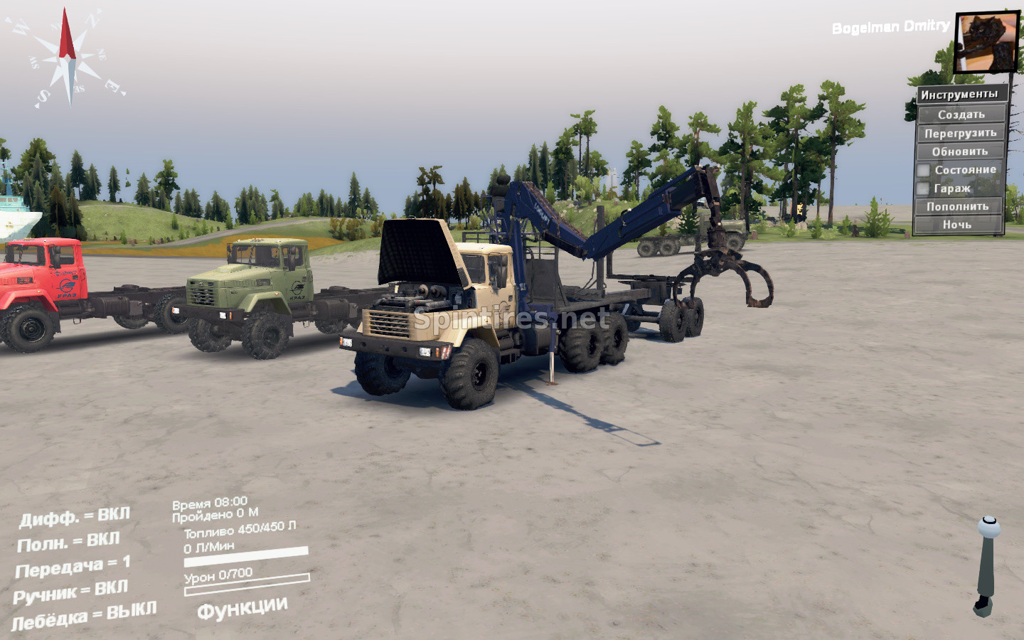 КрАЗ-6322 версия 1.0 для Spintires 03.03.16