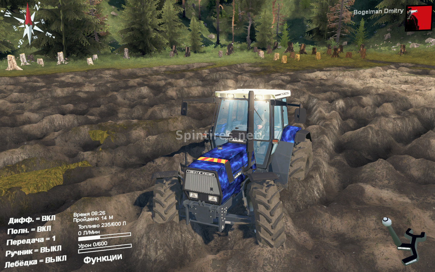 DEUTZ agro661 версия 31.08.16 для Spintires 03.03.16