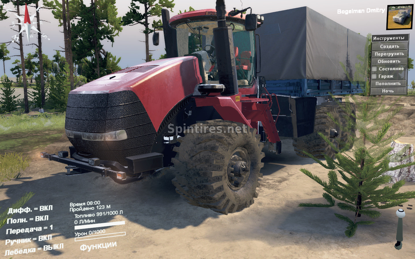 Case H620 Turbo версия 21.09.16 для Spintires 03.03.16