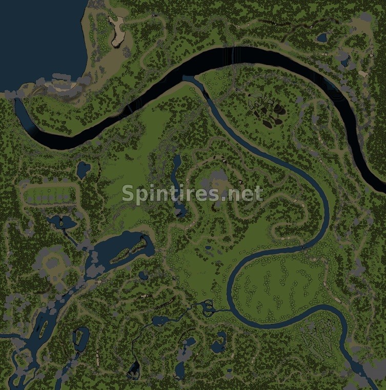 Карта «North west Falls» версия 2.0 для Spintires 03.03.16