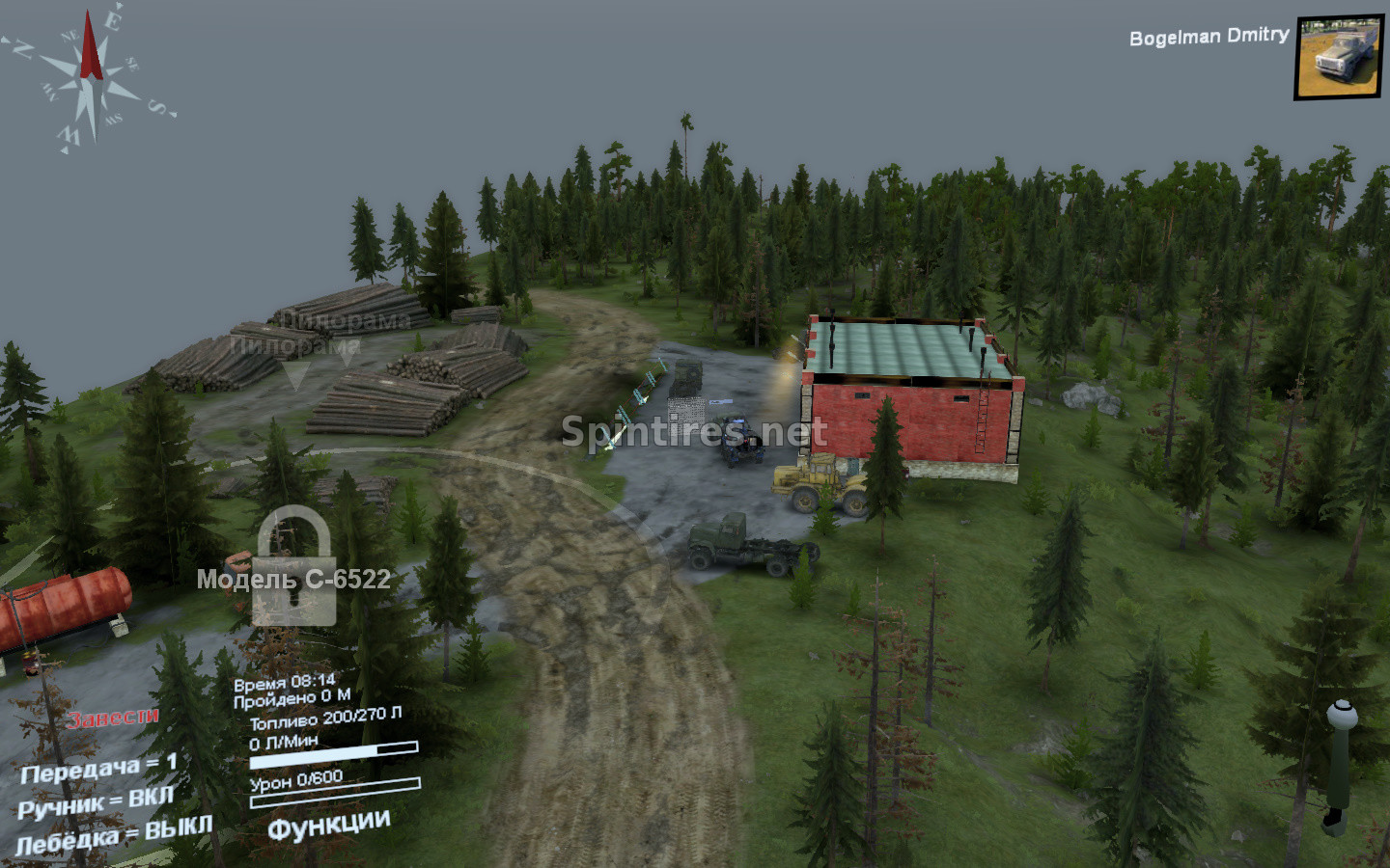 Карта «The thorny path 3» версия 0.1 для Spintires 03.03.16