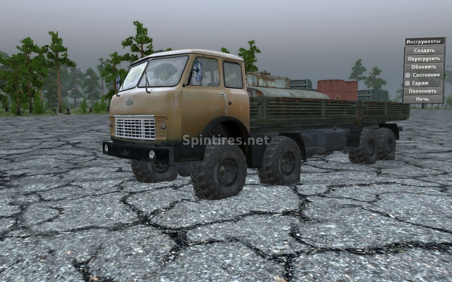 Маз-515P 8x8 версия 22.11.16 для Spintires 03.03.16