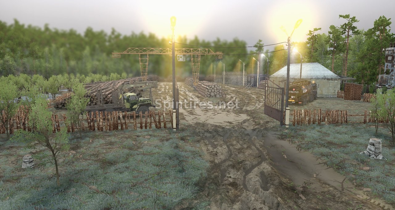 Карта «Горный» версия 1.0 для Spintires 03.03.16