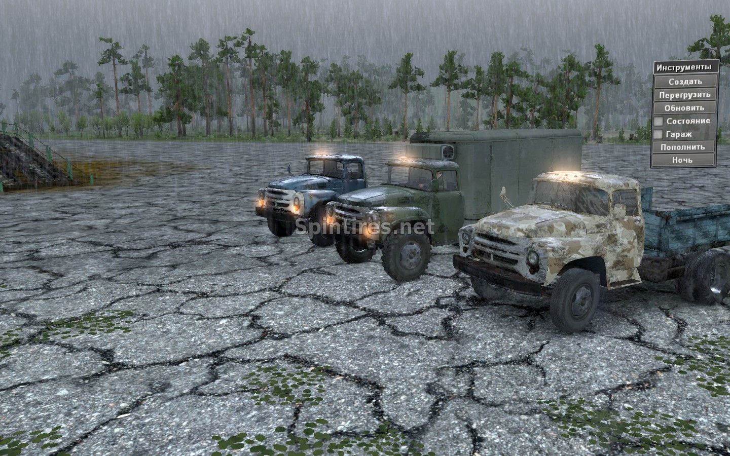 Мод Пак ЗиЛов версия 1.0 для Spintires 03.03.16