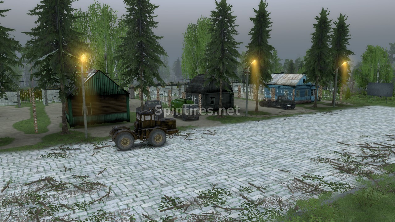 Карта «Понедельник день тяжёлый» для Spintires 03.03.16