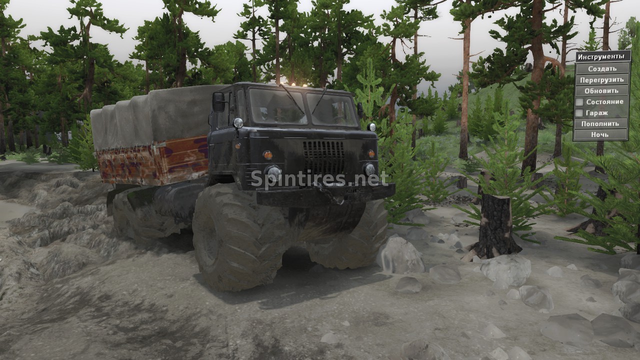 Мод ГАЗ 66 «Мамонтенок Кузя» версия 1.0 для Spintires 03.03.16