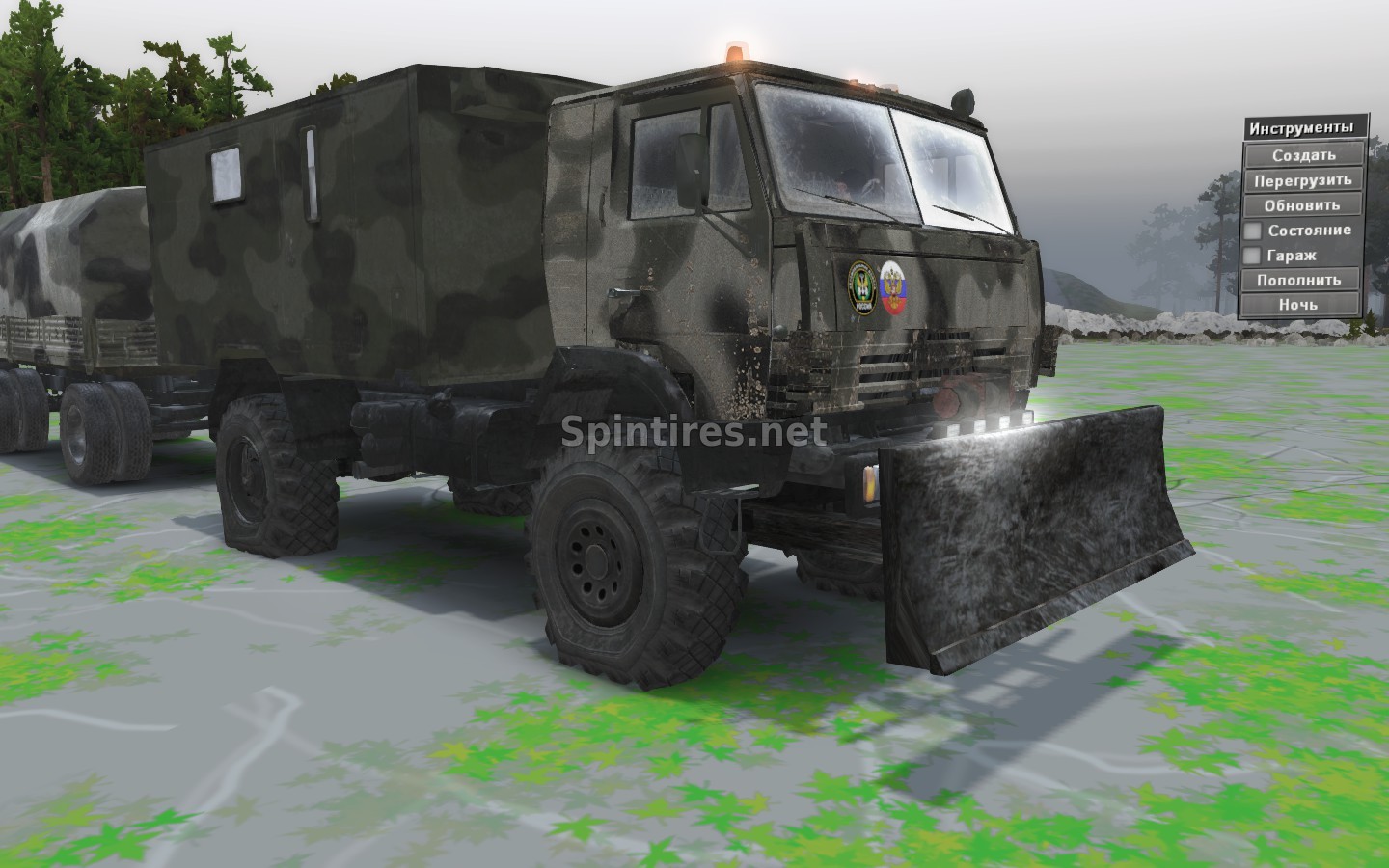 03.03.16 для Spintires Мод Камаз-4326 вер