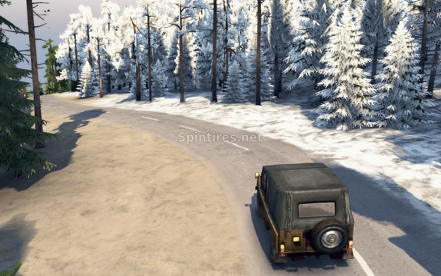Карта «Ледник» версия final для Spintires 03.03.16