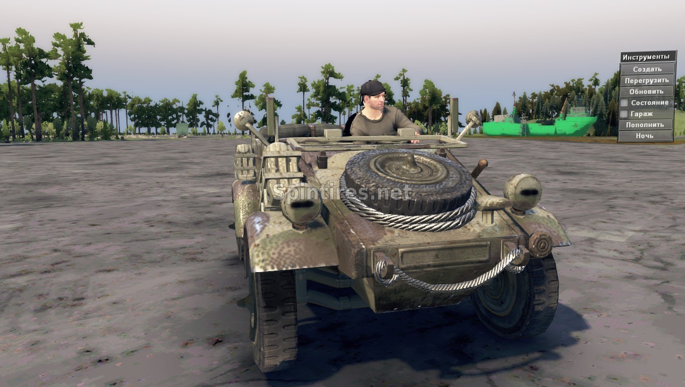 Volkswagen Typ 82 (Kübelwagen) версия 2.0 для Spintires 03.03.16