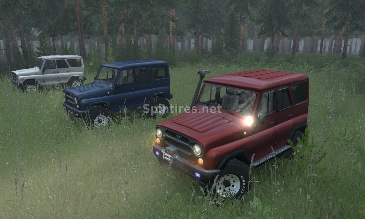УАЗ-315195 «Hunter» Обновление 12.02.17 для Spintires v03.03.16