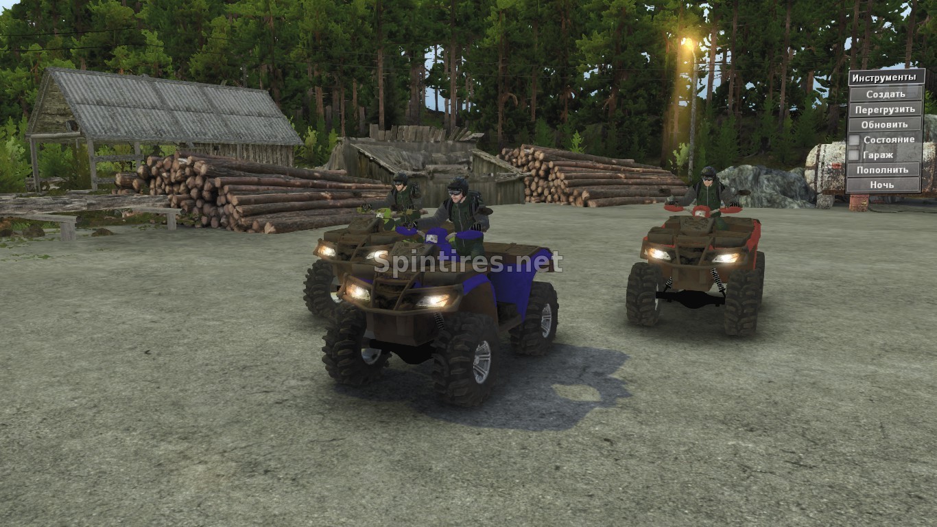 Квадроцикл Polaris ПАК-1 для Spintires v03.03.16