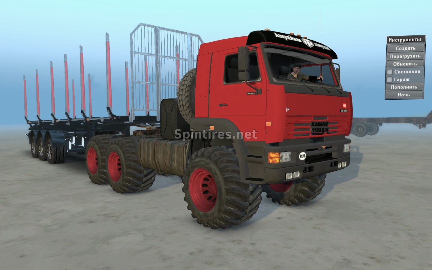 Камаз-65221 «Татарин» версия 11.02.17 для Spintires 03.03.16