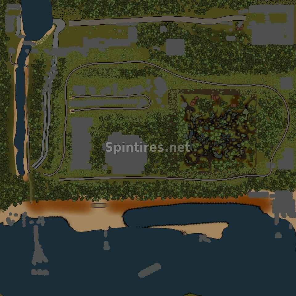 Карта «Пересечение» для Spintires v03.03.16