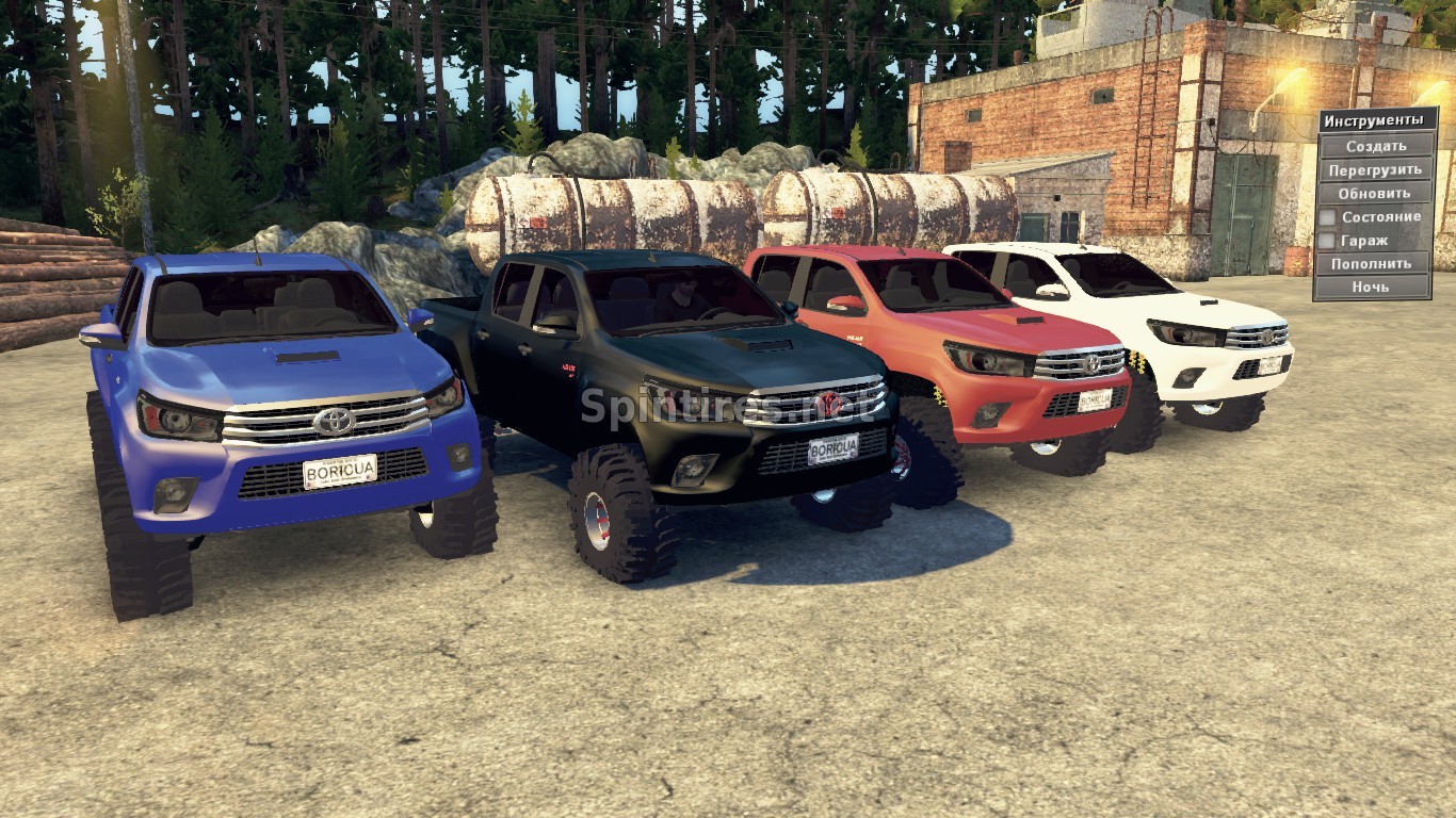 Toyota Hilux 2009 Обновление 21.02.17 для Spintires v03.03.16