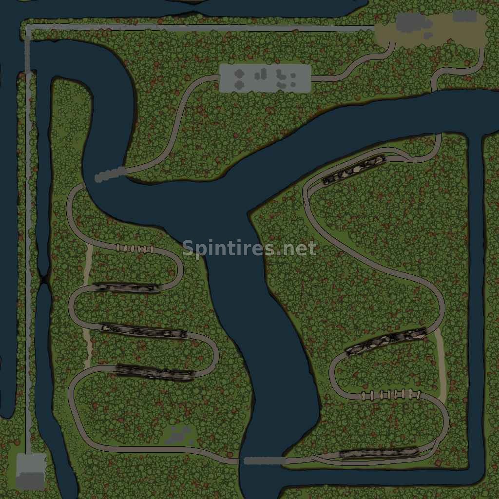 Карта «Полигон v.iv» для Spintires v03.03.16