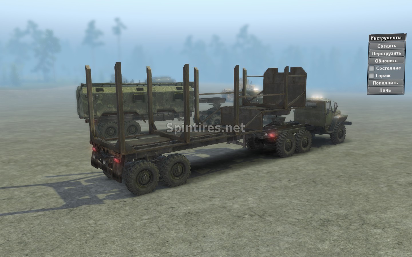 Мод Trailer Pack+Tractor версия 03.03.17 для Spintires 03.03.16