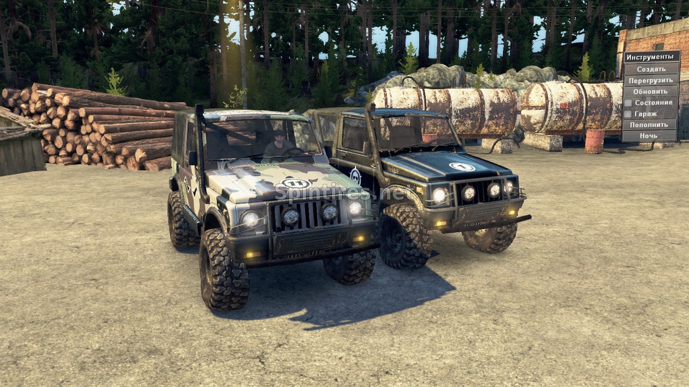 Suzuki SJ 410 - 413 Обновление 27.02.17 для Spintires v03.03.16