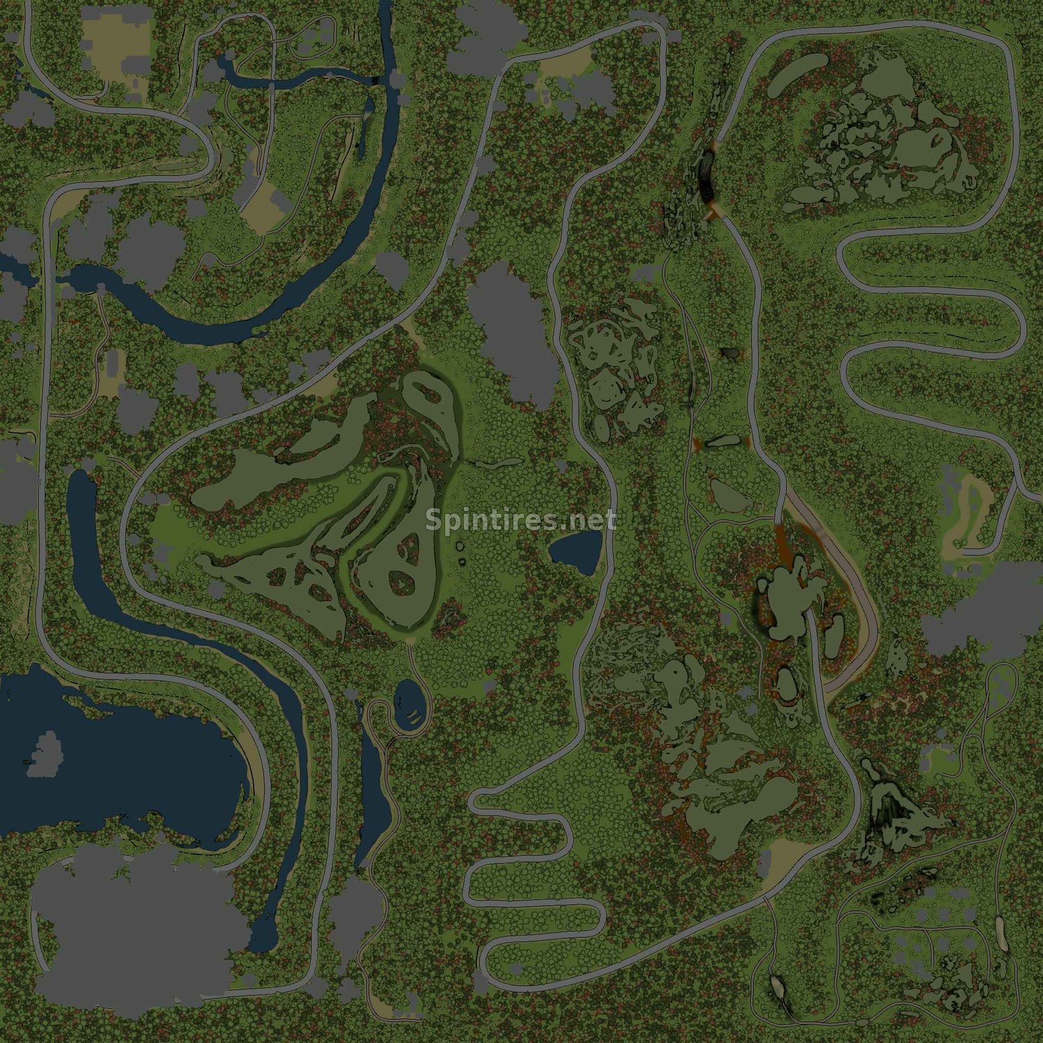 Карта «Перевалы» для Spintires v03.03.16