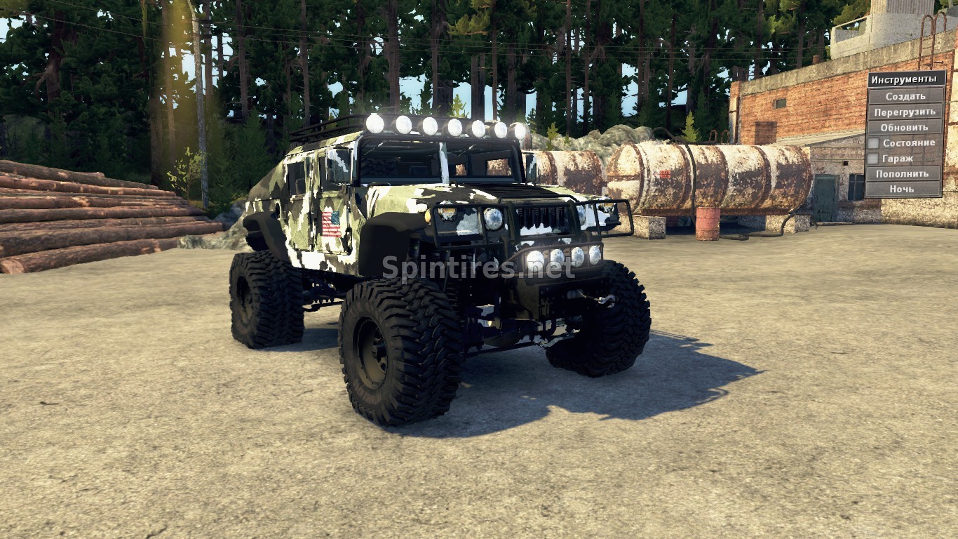 Hummer H1 USA для Spintires v03.03.16