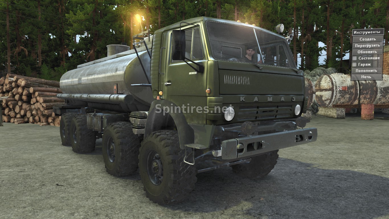 Мод КамАЗ-6350 «Мустанг» для Spintires v03.03.16