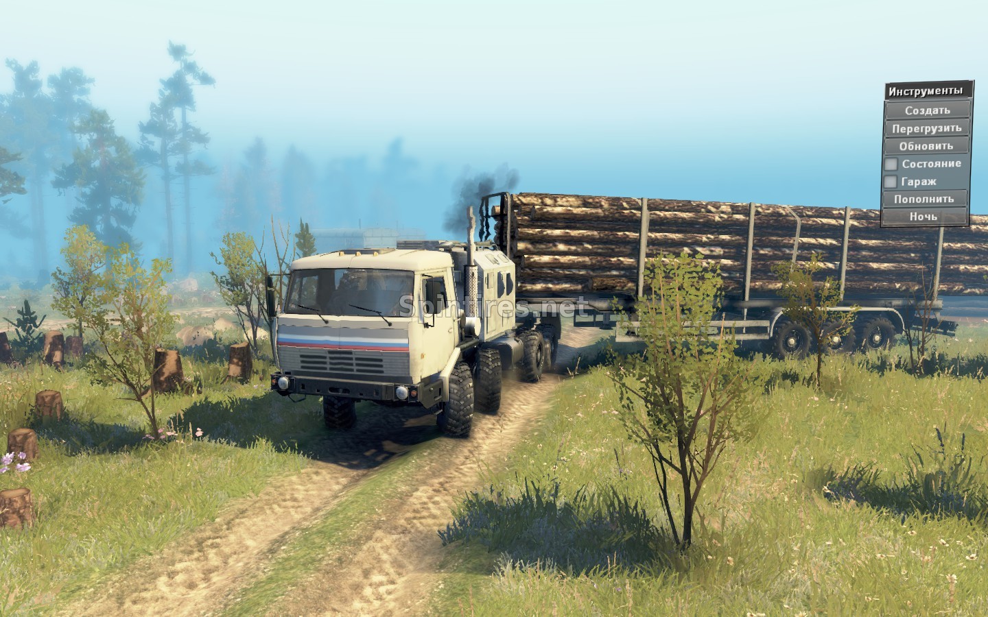 КамАЗ «Сибирь» версия 1.0 для Spintires 03.03.16