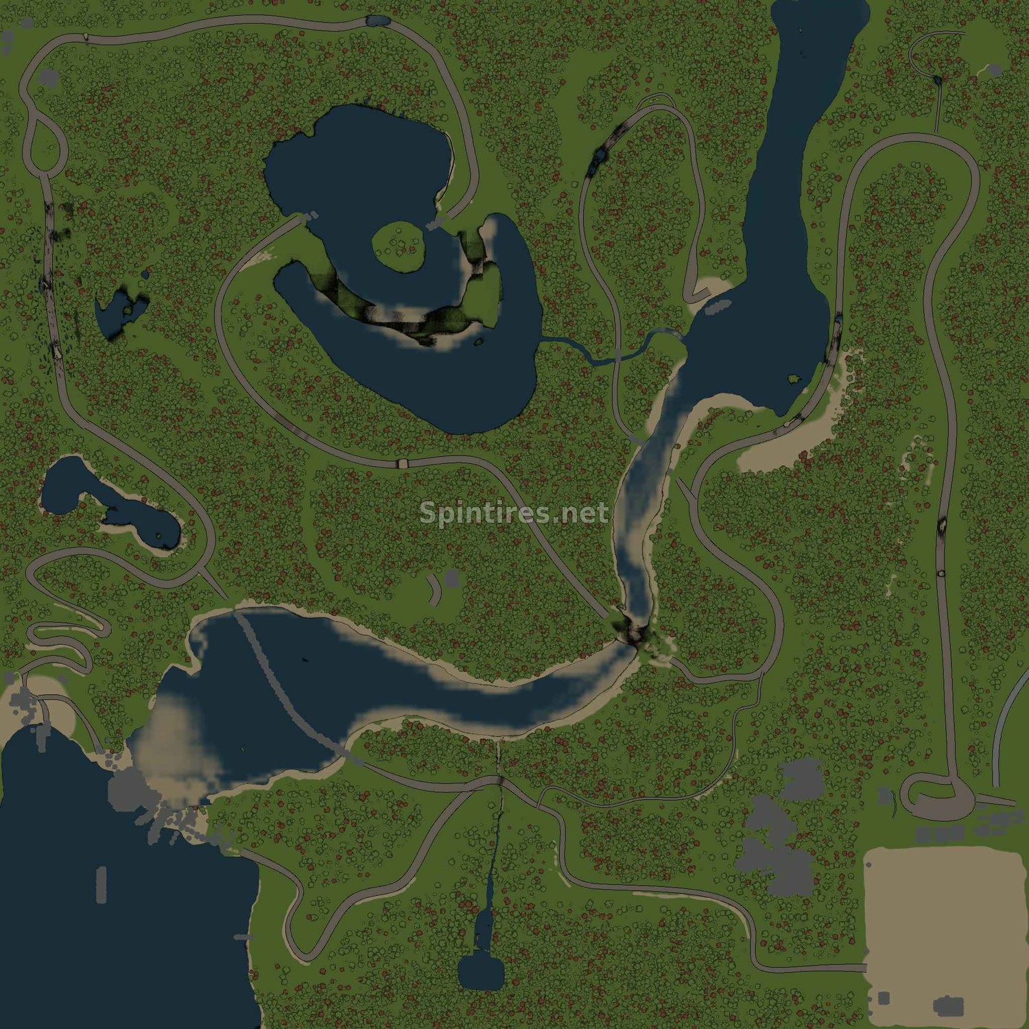 Карта «Дамба» для Spintires v03.03.16