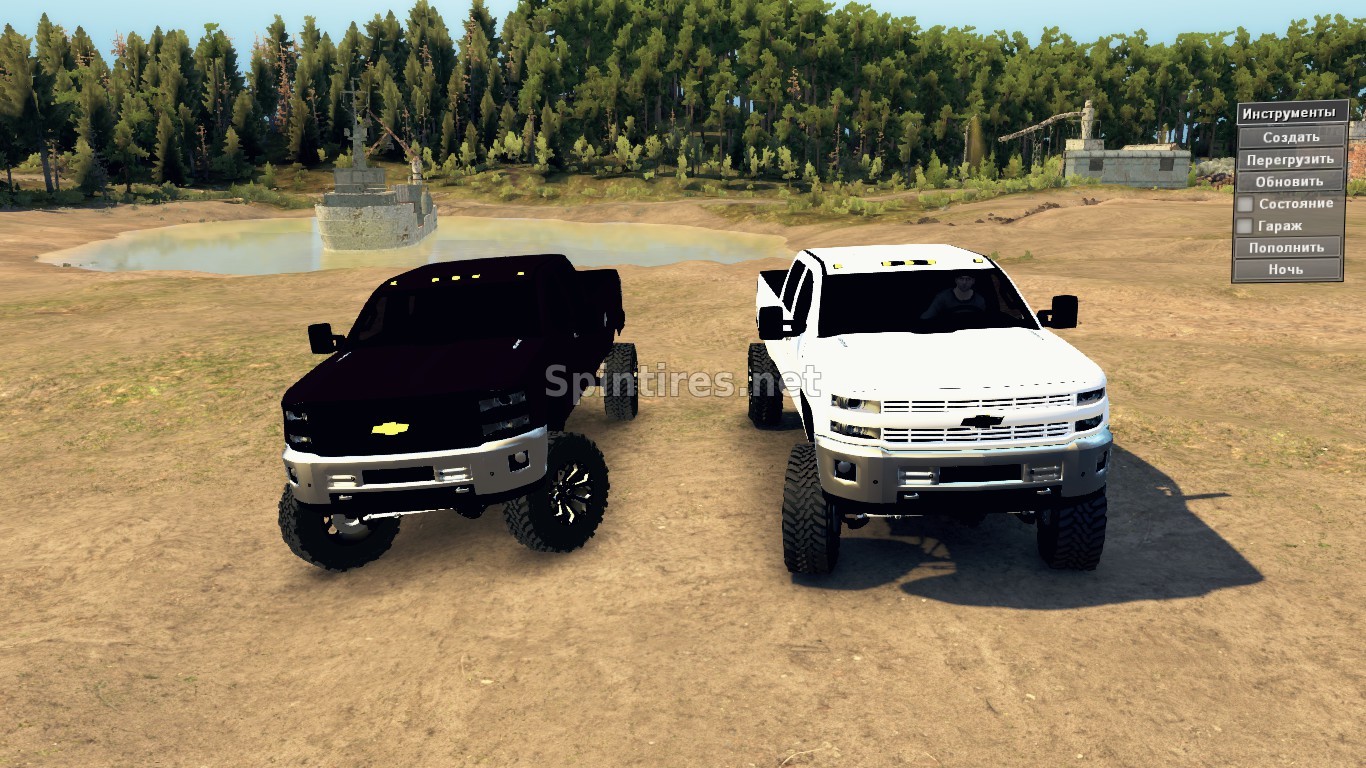 Chevrolet Silverado 3500 (2015) Обновление 08.03.17 для Spintires v03.03.16