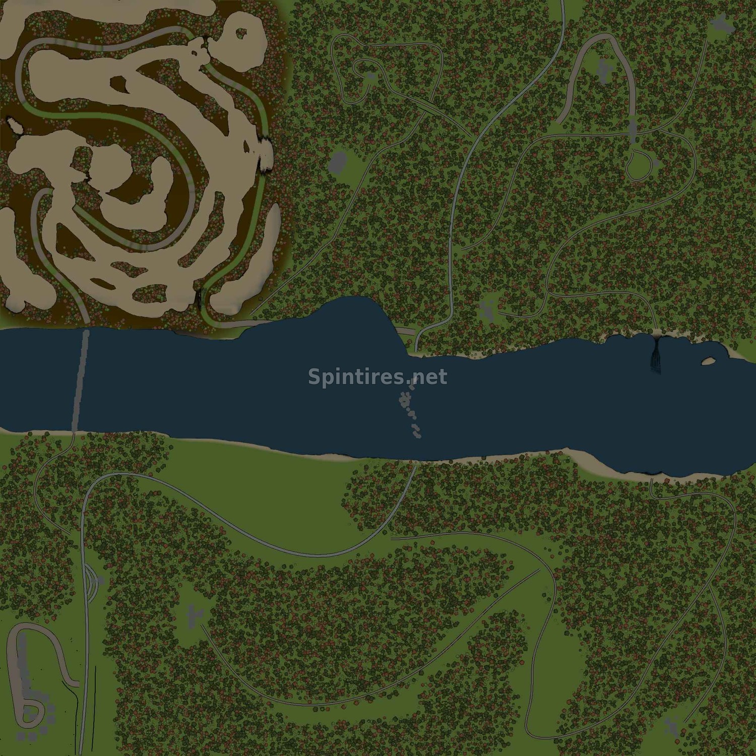 Карта Суровая Россия для Spintires v03.03.16