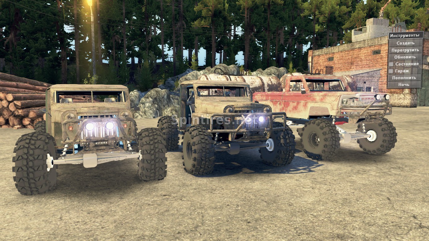 WILLYS PICKUP CRAWLER 1960 ОБНОВЛЕНИЕ 06.03.17 для Spintires v03.03.16