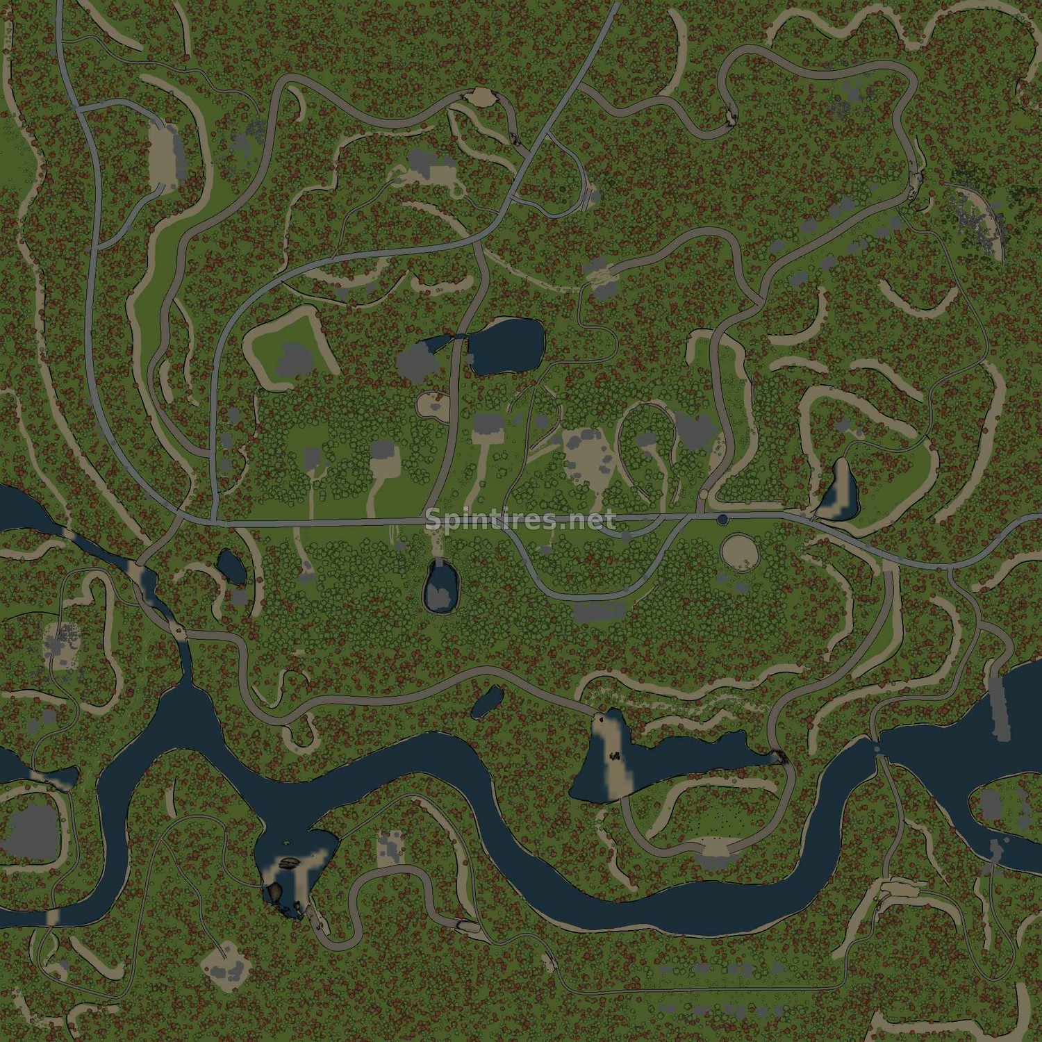 Карта Село Митрофаново для Spintires v03.03.16