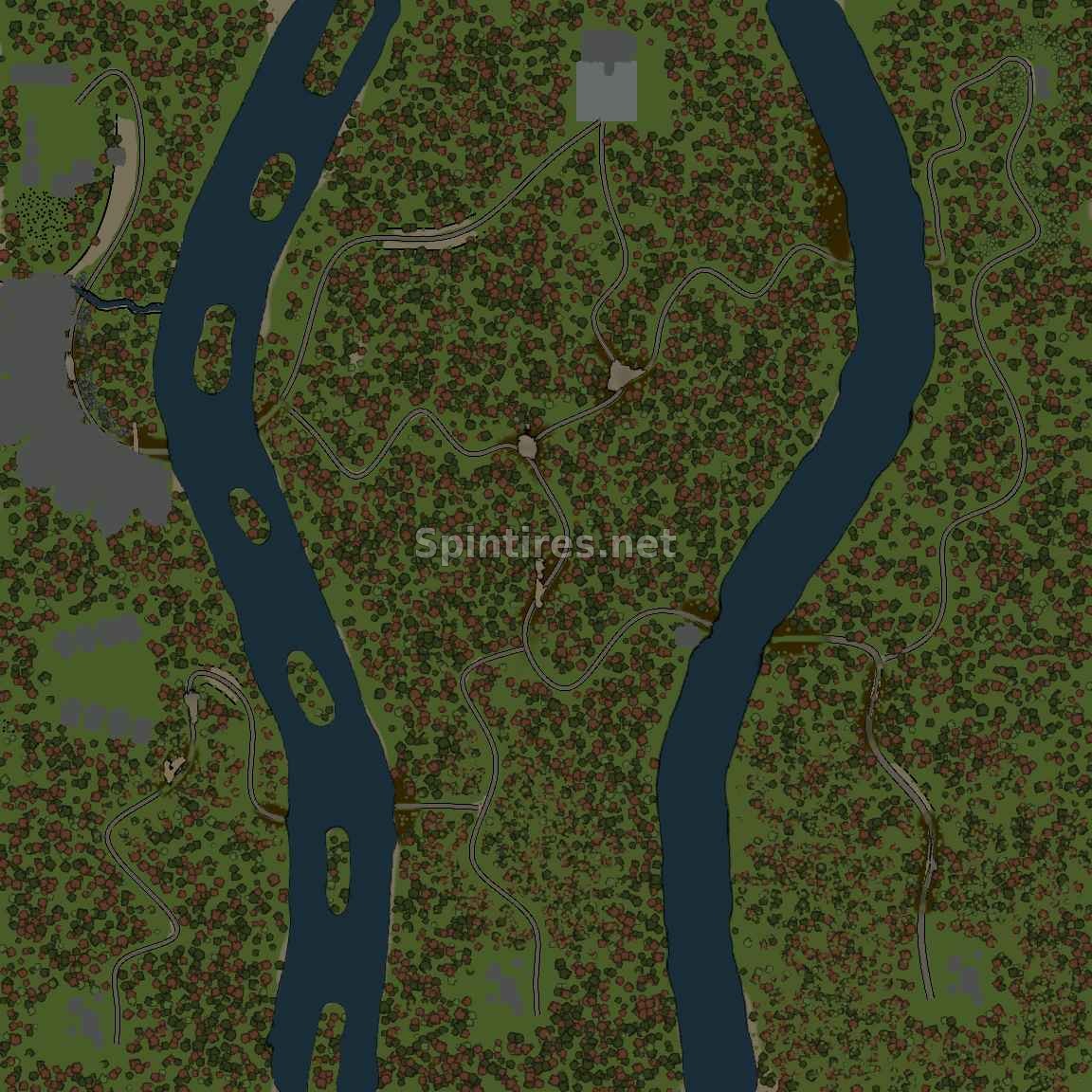 Карта Речной поток для Spintires v03.03.16