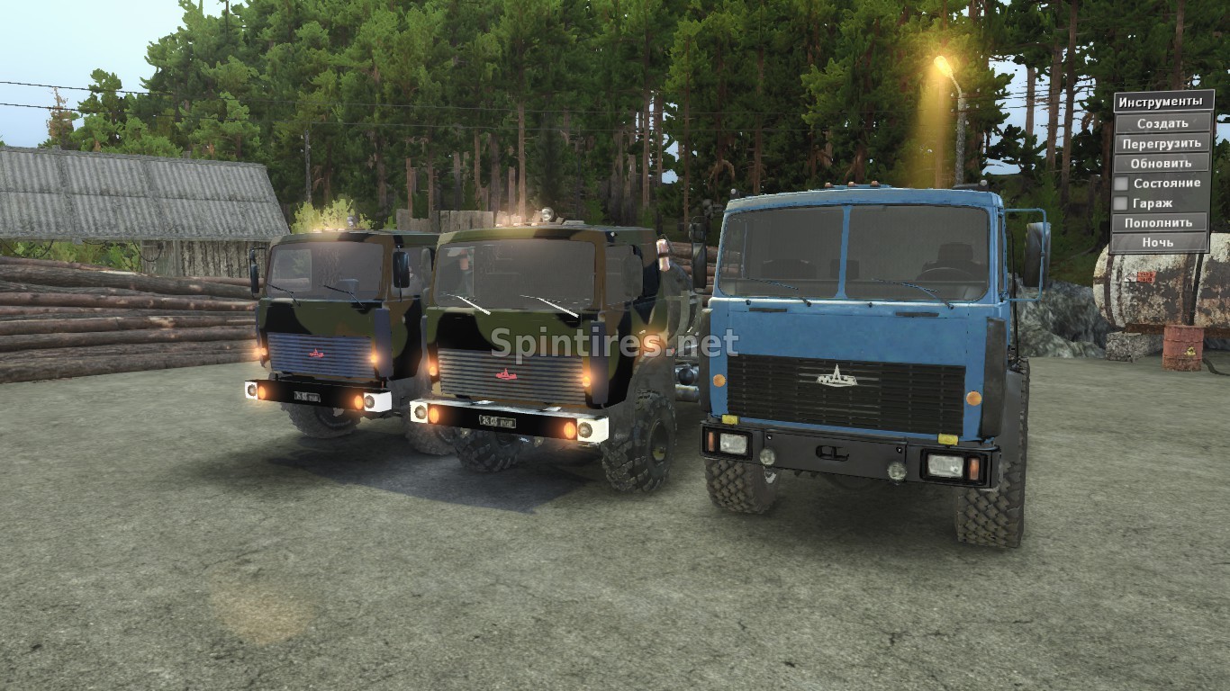 Пак Маз-6425/531605/631705 для Spintires v03.03.16